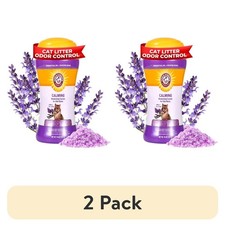  2 pack Cat Litter Deodorizing Crystals, Lavender  Vanilla Scent 15 oz