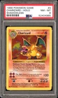 1999 POKEMON BASE SET CHARIZARD #4 SHADOWLESS PSA 8