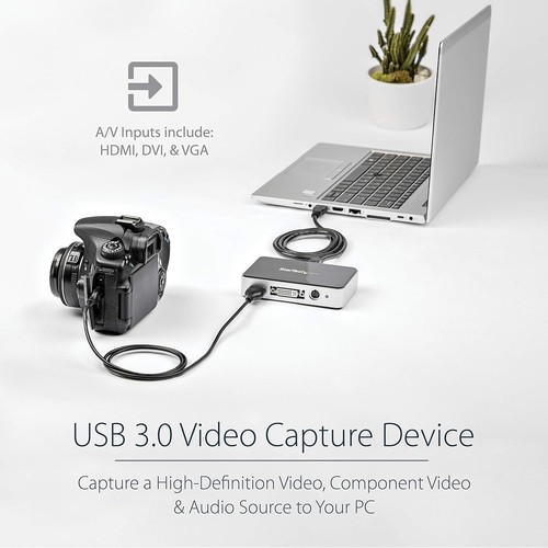 StarTech.com HDMI Video Capture Device - 1080p - 60fps Capture Card - USB Video - Picture 2 of 6