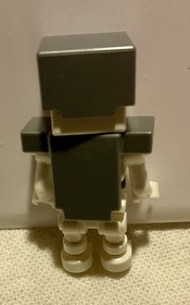 Lego Minecraft min033 White Skeleton with Silver Armor 21127 Minifigure