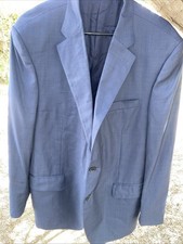 Peter Millar Men s Sport Coat Jacket 46R Blue Wool Two Button Blazer Canada 468