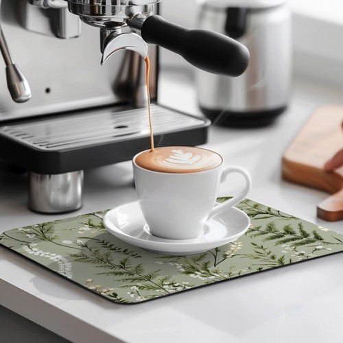 2D Schnelltrocknende Geschirrmatte Rutschfeste Arbeitsplatte Matte für Küche Zimmer Kaffeestation