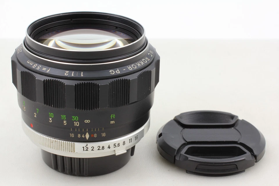 [Exc+5] Minolta MC Rokkor-PG 58mm f/1.2 Prime MF Hawk Eye Prime Lens From JAPAN - Image 2 of 4