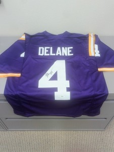 #4 Mansoor Delane LSU Tiger Signed Autographed Custom Jersey Kansas City Chiefs