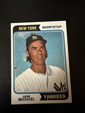 1974 Topps Baseball # 299 Gene Michael - New York Yankees   - Nm