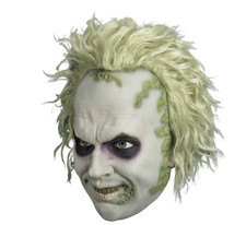 Halloween Beetlejuice Deluxe Injection Face Mask TOTS Officially Licensed New