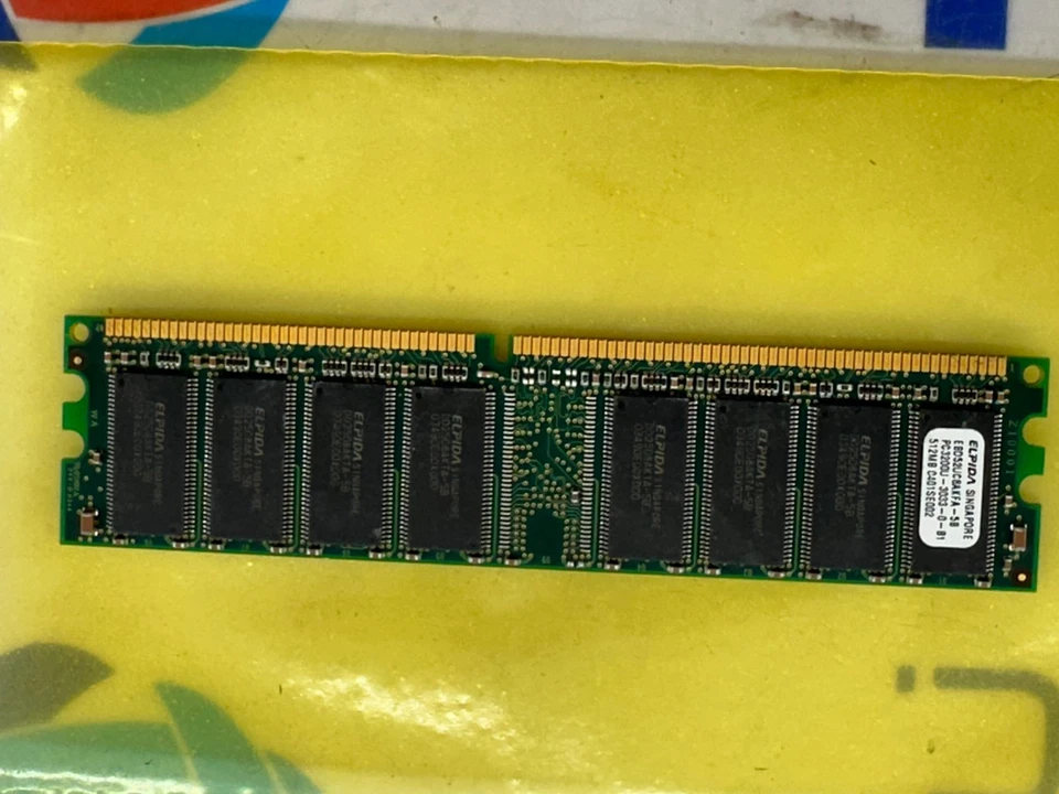 ELPIDA EBD52UC8AKFA-5B 512MB MEMORY PC3200U-3033-0-B1 - Image 3 of 3