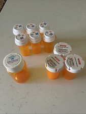 Pill Bottles Lot Of 10, Different Sizes, Empty