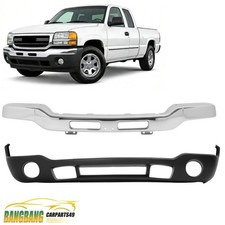 Front Bumper Face Bar Bumper Cover For Gmc Sierra 15001500 Hd2500 Hd 2003-07