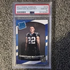 Panini 2017 Donruss Rated Rookie RC #318 Christian McCaffrey PSA 10 Panthers