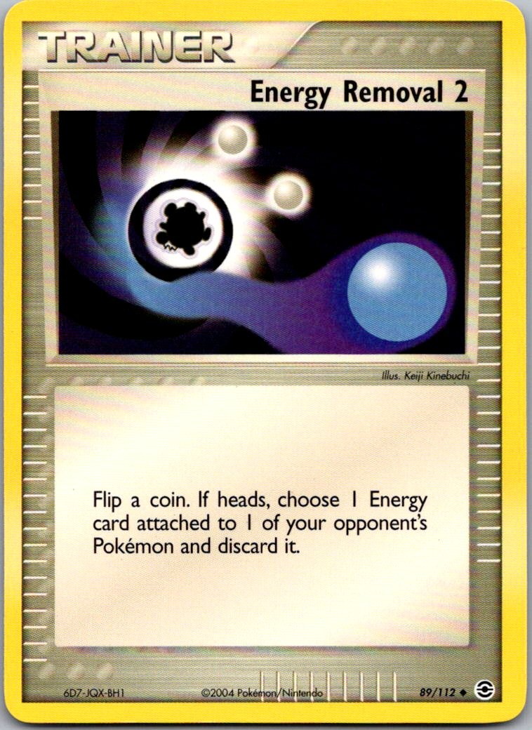 Energy Removal 2 Uncommon FireRed & LeafGreen 89/112 NM