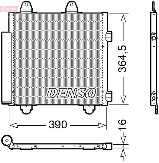 Denso Kondensator, Klimaanlage U.A. FüR CitroËN, Peugeot, Toyota-image