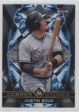 2018 Topps Finest Cornerstones Justin Bour #FC-JUB 3q7