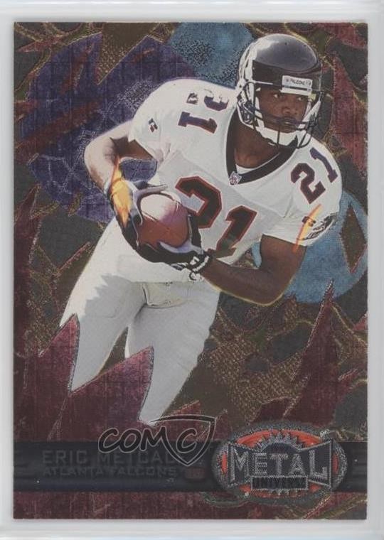 1997 Skybox Metal Universe Eric Metcalf #125 0k3h
