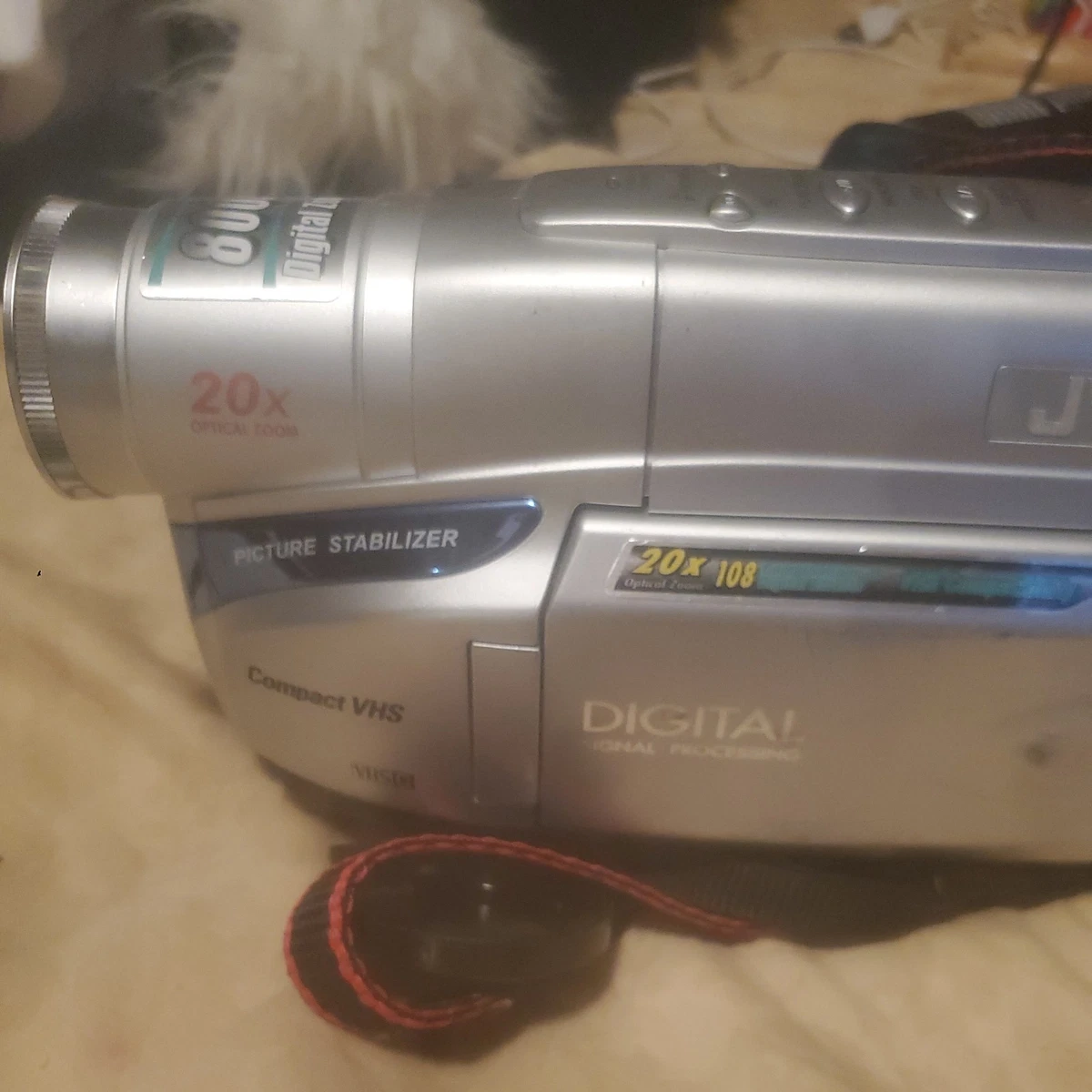 Caméscope JVC Super VHS GR-SXM265U – Zoom 700x – Pour Pièces / Non Testé