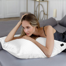 Grounding Pillowcase,Conductive Grounding Pillow Cover with 15 Ft Grounding Cord