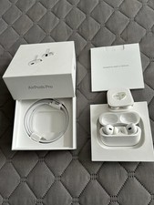 Apple AirPods Pro 2nd Gen White In-Ear Bluetooth ANC Earbuds w/Case & Cable