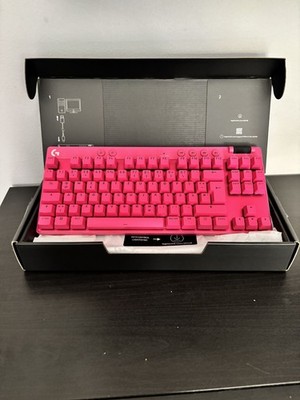 Logitech G Pro X TKL RAPID Magenta | Top Zustand