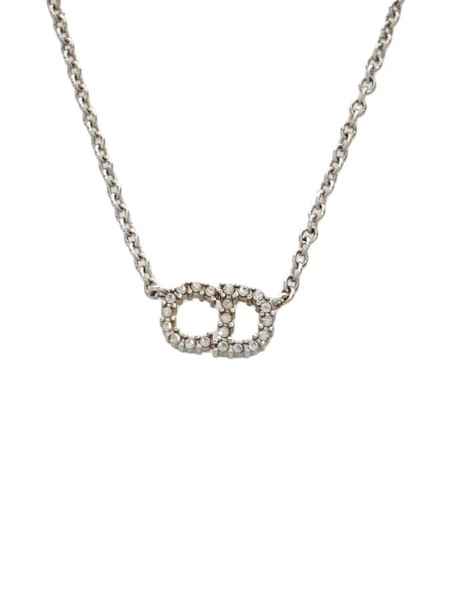 Collana donna Christian Dior in argento con top usata