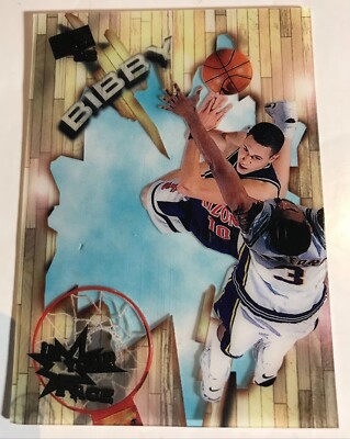 1998 Press Pass Basketball Subset Card ''In Your Face'' Mike Bibby IYF 2 of 9