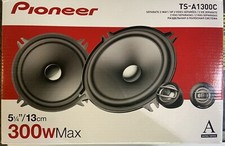 PIONEER TS-A1300C 5.25" Component Speaker system 3/4" Soft Dome Tweeters 5-1/4"
