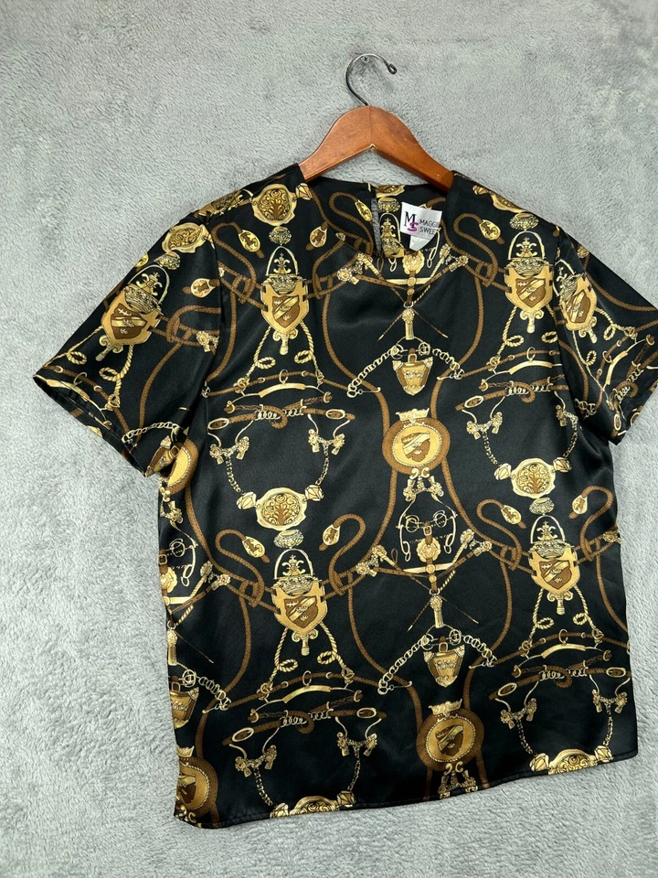 Arnés de caballo negro estampado Maggie Sweet Status mediano ecuestre de colección para mujer Foto 4 de 4