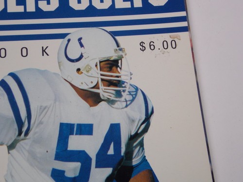 Anuario de fútbol americano de la NFL Indianapolis Colts 1991 - Imagen 2 de 3