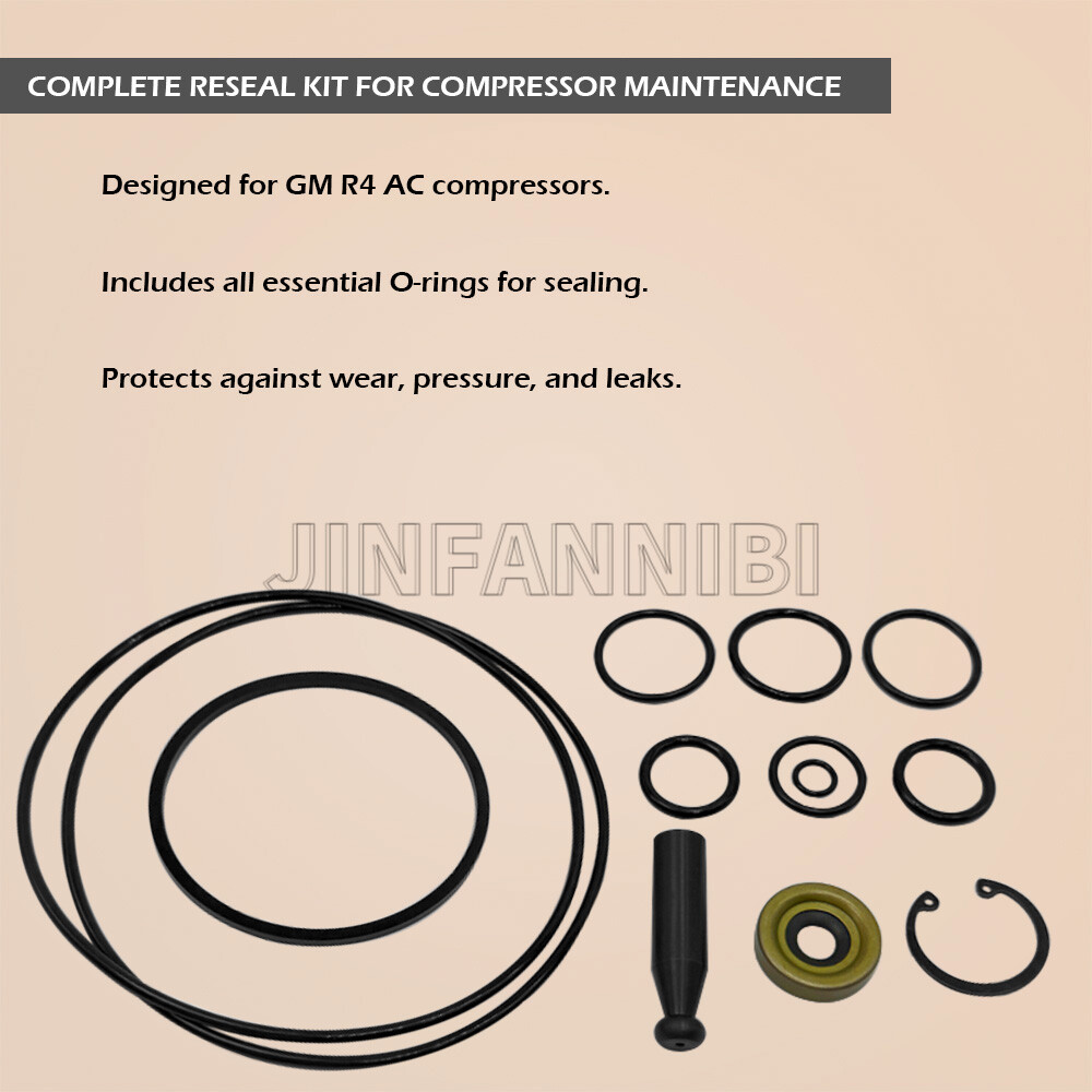 For GM R4 AC Compressor Reseal Kit Oring Shaft Seal Installer Tool Set ...