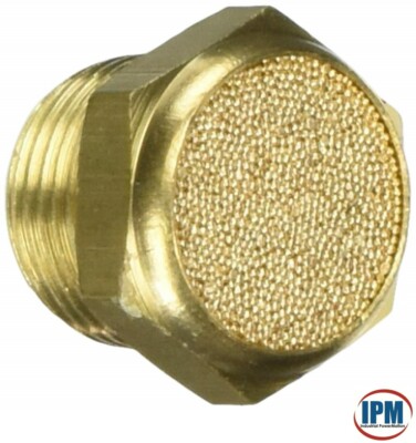 1/8'' NPT Pneumatic Breather Vent Silencer Sintered Bronze BVB-1N  FACTORY NEW! 