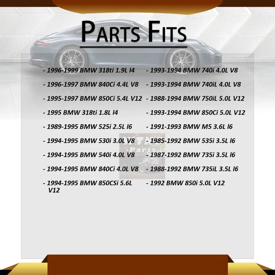 For 1987-1988 BMW M6 3.5L Front Sway Bar End Links 2x - Image 2 of 4