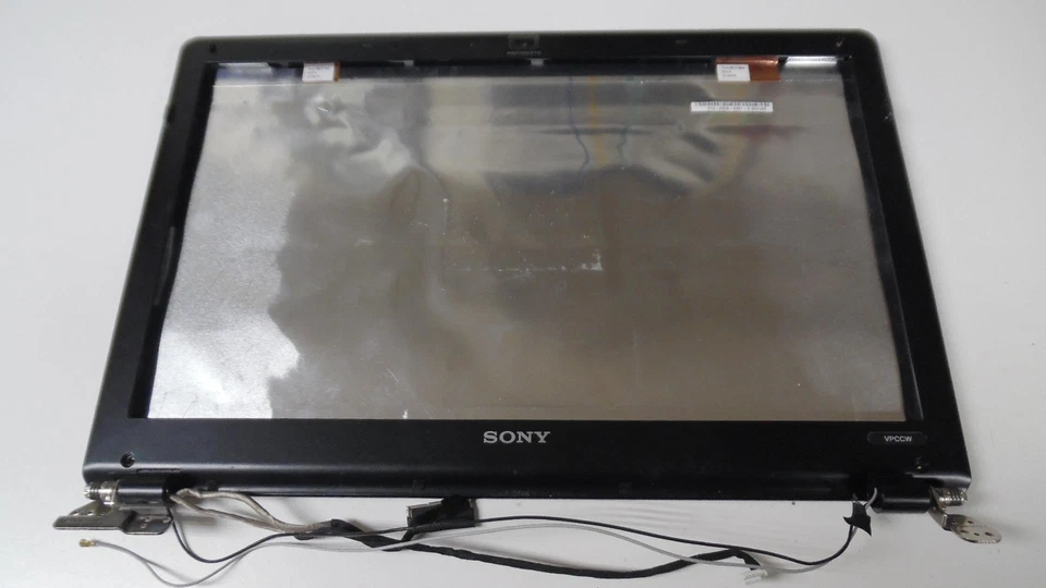 Original Sony VAIO VPCCW MBX-226 - Tapa de cubierta con bisel y bisagras / 012-000A-2351-D Foto 2 de 4