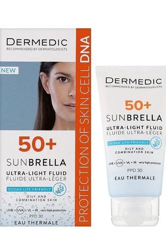 Dermedic Sunbrella ultra-light cream SPF50+ oily and combination skin 40ml