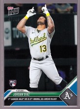 Jordan Diaz Athletics Rookie 2023 MLB Topps Now #165 Blue PARALLEL SSP RC /49