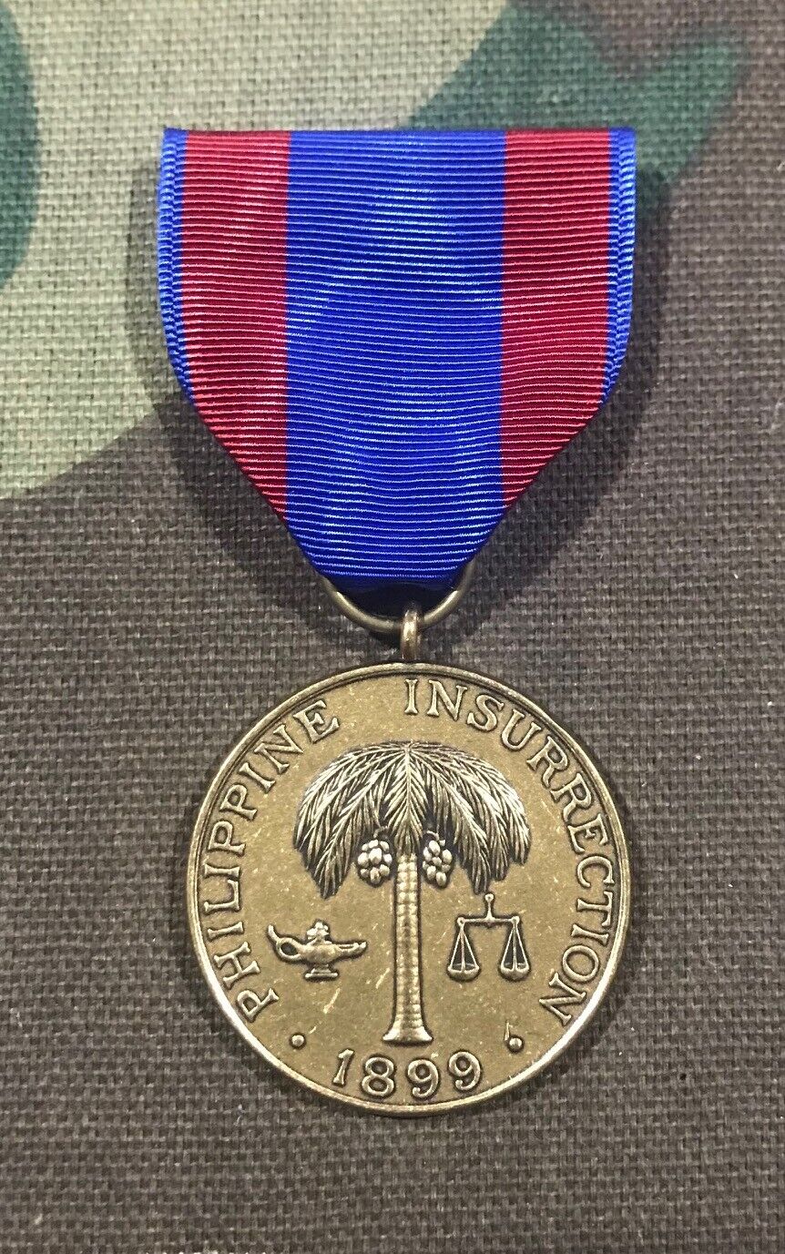 US ARMY PHILIPPINE CAMPAIGN MEDAL 1899-1913; FULL SIZE RESTRIKE