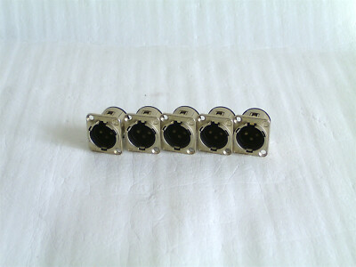 Neutrik  NC3MD-H 3-poliger Einbaustecker auf Chassismontage/männlich