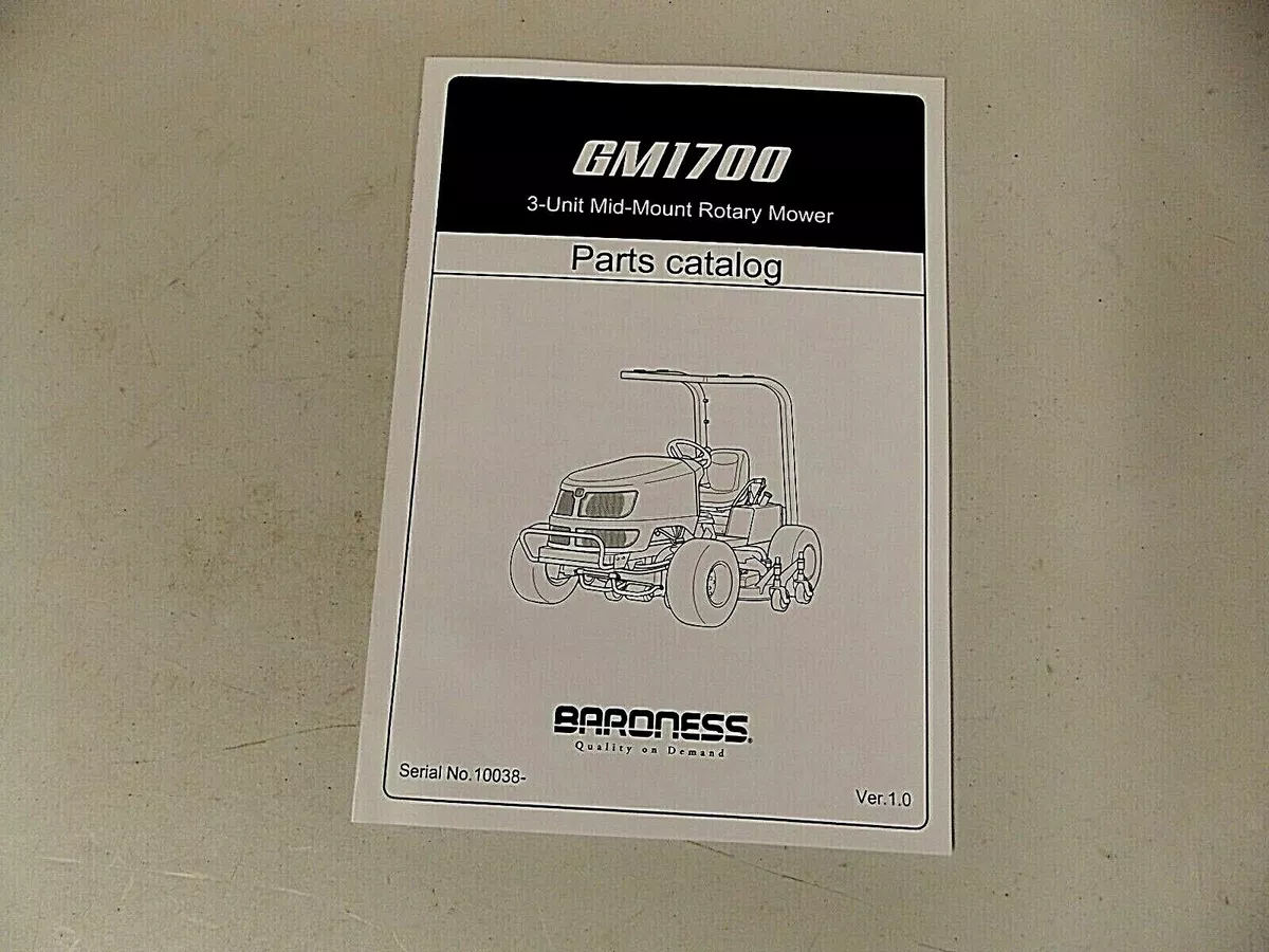 Baroness reel outlet mower