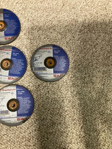 Sait grinding wheel 4x1/4x3/8 type 27 20112 USA lot of 19 - Picture 8 of 9
