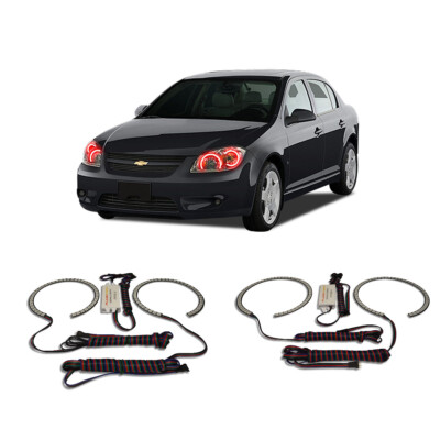 Bright Red Angel Eye Headlight Halo kit for Chevrolet Cobalt 05-10