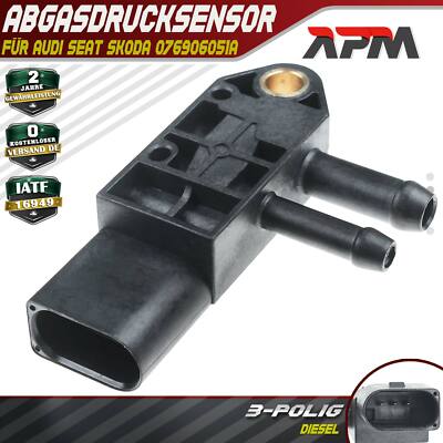 Abgasdrucksensor Differenzdruckgeber Drucksensor für Audi Seat Skoda 076906051A 