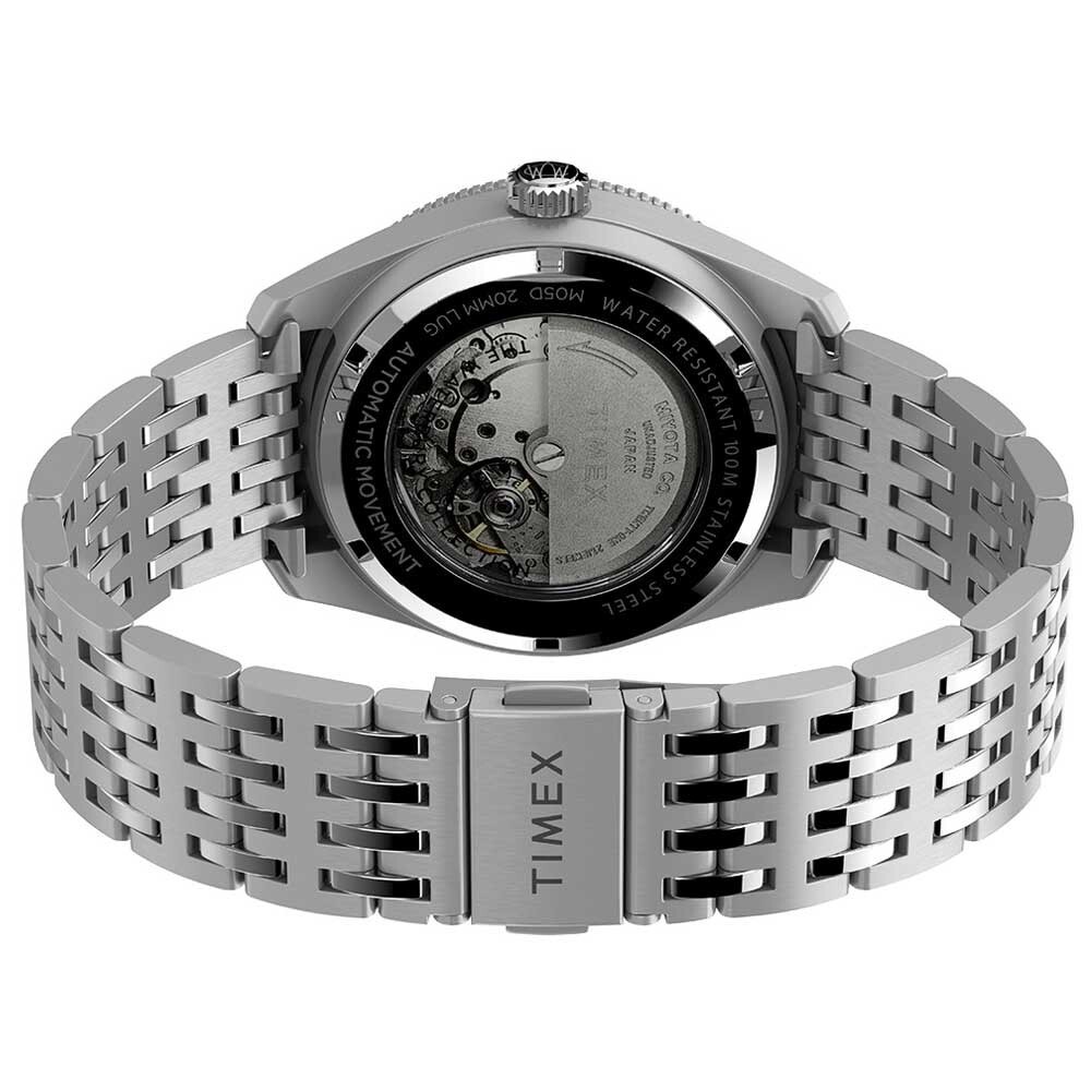 Timex Waterbury Dive Automatic 40mm Stainless Steel Black Dial