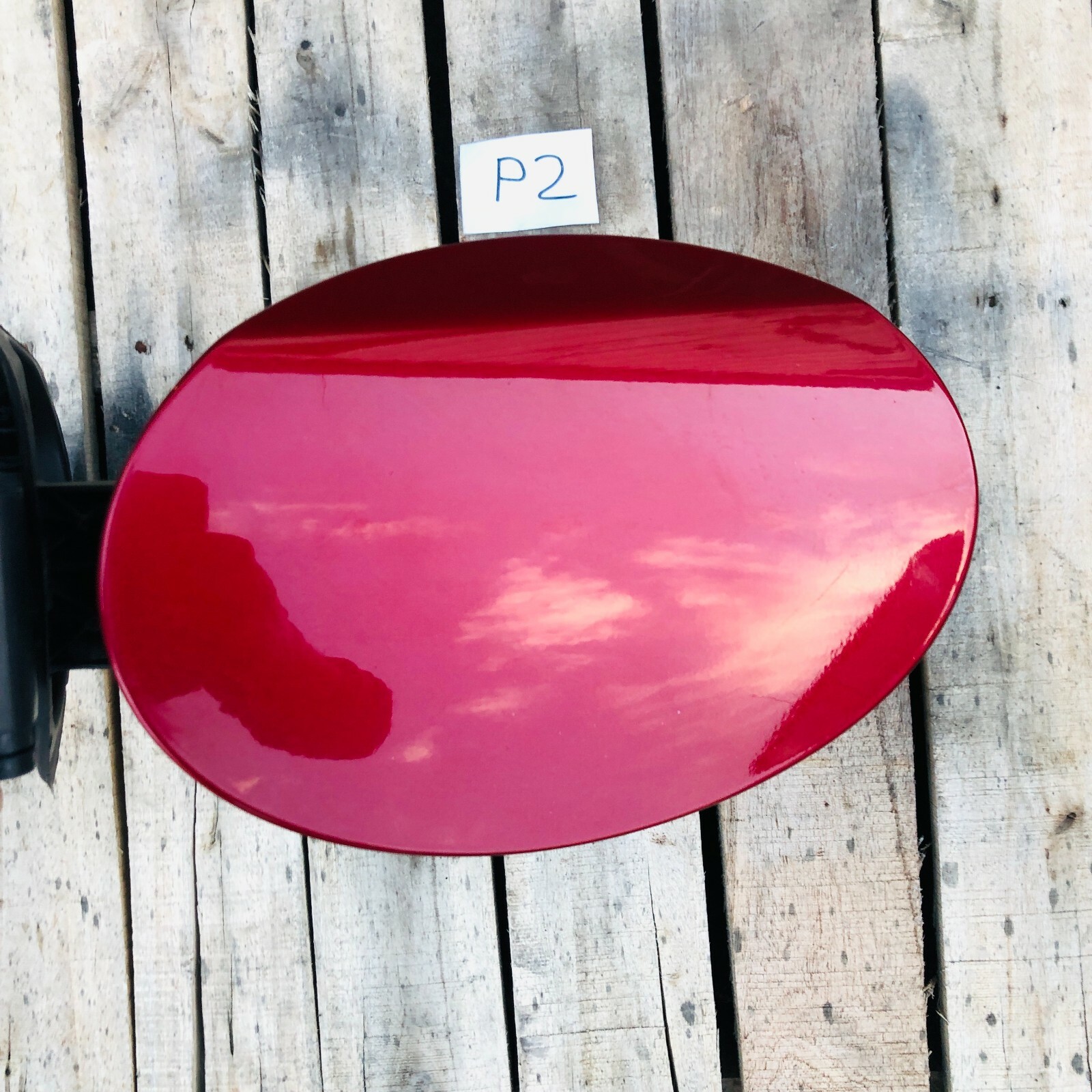2014 - 2019 Maserati Ghibli Fuel Filler Gas Tank Door Lid Cover Cap Ruby Red OEM