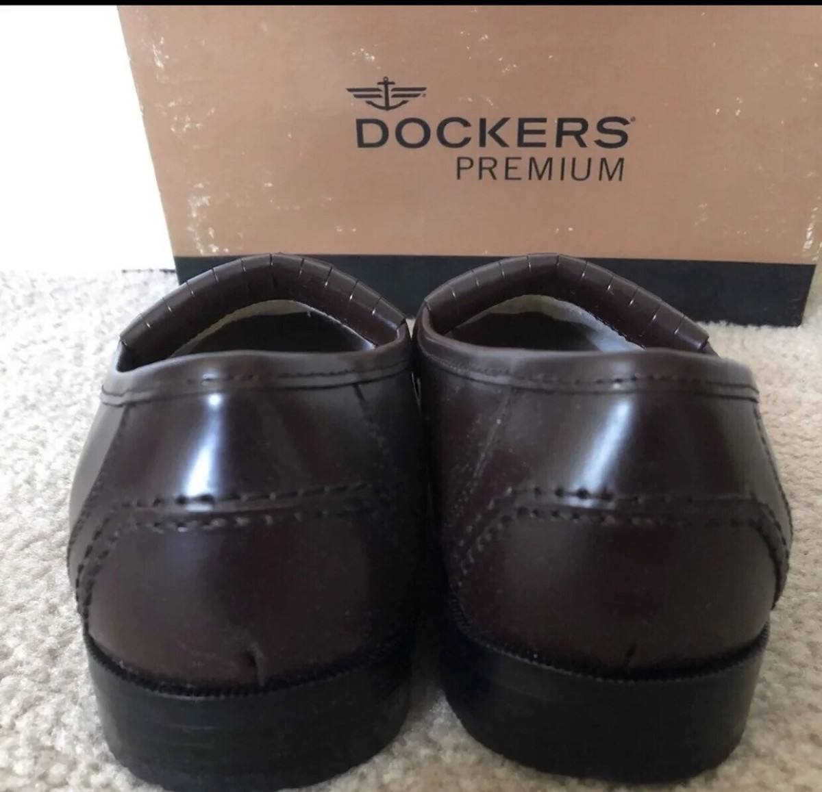 Dockers Premium Sheltie Kilt Tassel Burgandy Leather 9M Men’s Loafers Shoes NWT Men main image 4