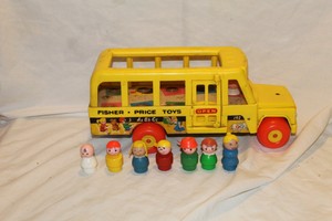 vintage fisher price school bus 192