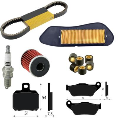 Kit Manutenzione specifico per Yamaha Xmax X-max 125 2006 2007