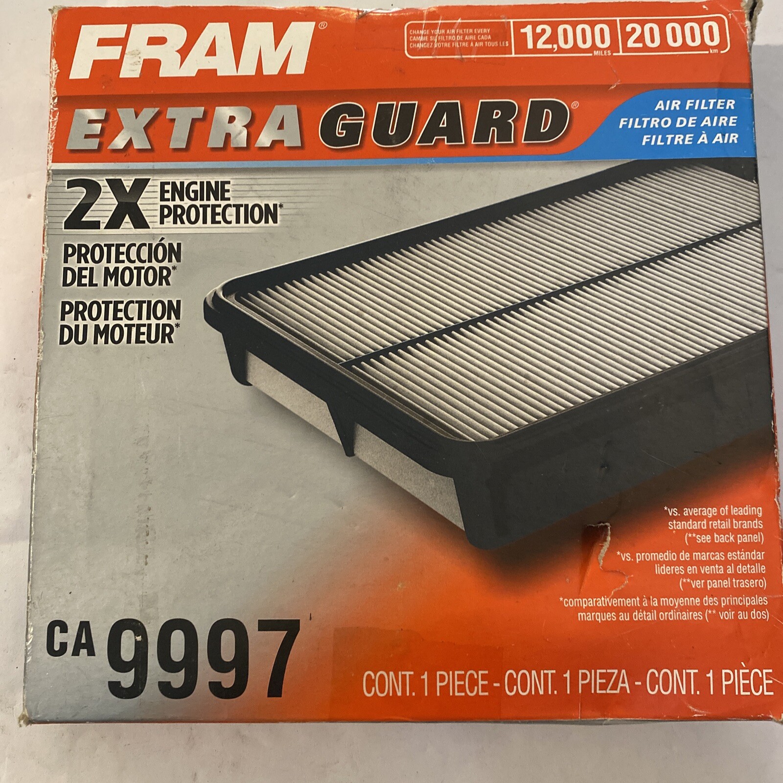 Fram Extra Guard Air Filter CA 9997. Open Box. G13 eBay