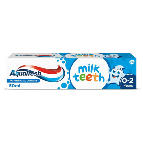 Aquafresh 0-2 years Milk Teeth Toothpaste 50ml - Image 6
