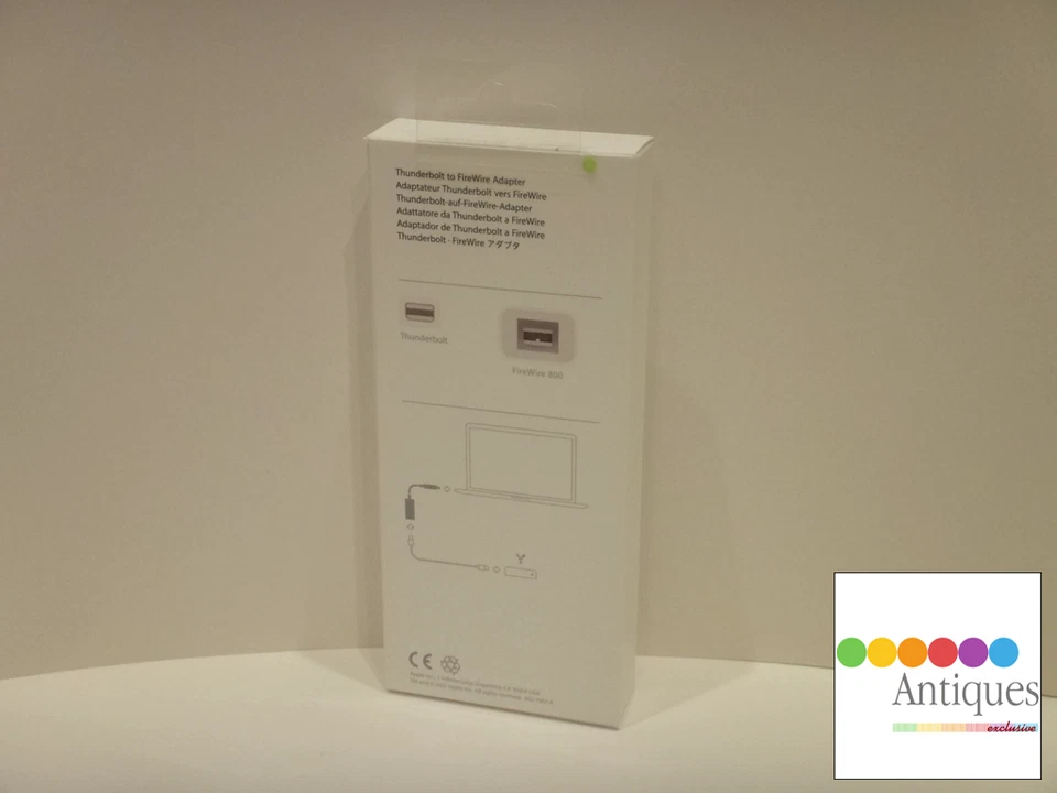 Apple Thunderbolt 2 to FireWire 800 Adapter Cable MD464ZM/A A1463 NEW SEALED BOX - Image 3 of 3