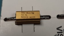  10 PCS  VISHAY DALE 5 WATT RESISTORS RH-5 , 9 ohm , 1 , P/N DALRH5 9 1 