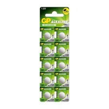 10 x GP LR54 Alkaline Watch Batteries 1.5V - 189 LR1130 AG10 L1130 389 A120