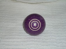 Vintage Pool Billiard Ball 4 Double Rings Circles